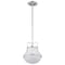Nuvo Valdora 1-Light Pendant 10 in. Polished Nickel White Opal Glass 60/7872 - alternate 2